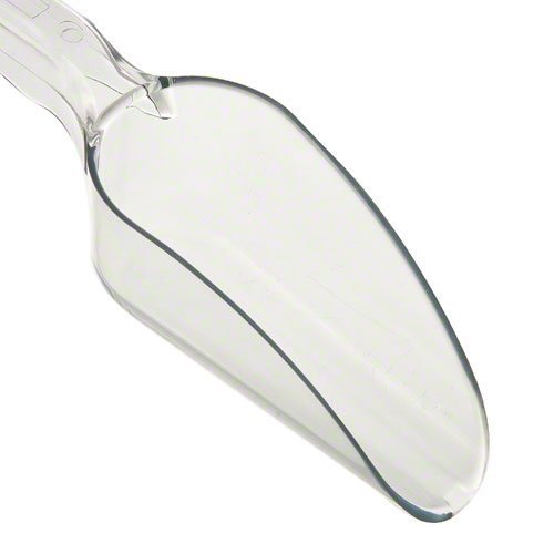 Update International SCP-12C Polycarbonate Plastic Scoop, Clear, 12-Ounce, Set of 4 N5