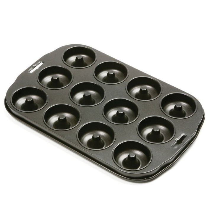 Norpro Mini Doughnut Pan Non Stick Petite Desserts Makes 12 13" X 8" X .75" N2