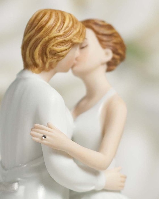 Romance Gay Lesbian Wedding Cake Topper N6