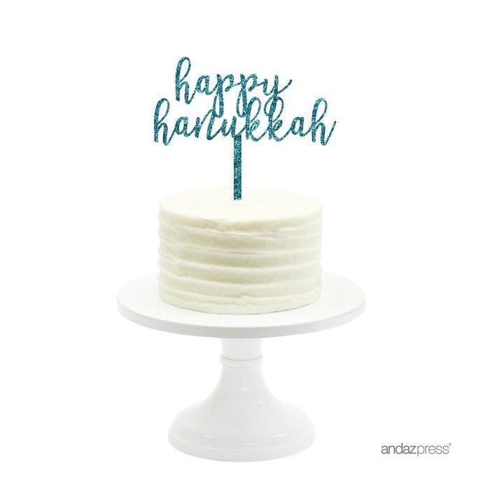 Andaz Press Holiday Acrylic Cake Toppers, Gold Glitter, Happy New Year, 1-Pack, 2017 2018 2019 2020 N11