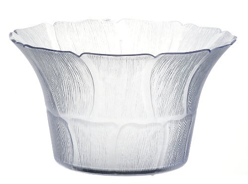 Carlisle 693107 3.4 Qt. Clear Petal Mist Bell Bowl