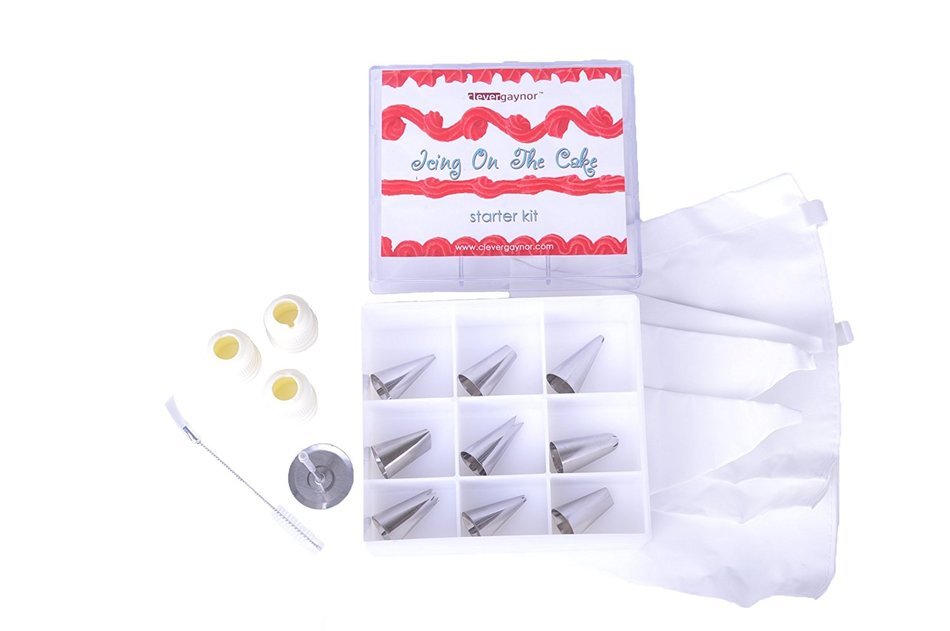 Cake Decorating Starter Kit to Decorate Cakes, Cupcakes, Cookies and Pastries Like a Master Professional, Includes... N3