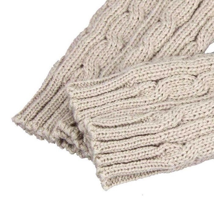 Long Fingerless Gloves,Morecome Winter Wrist Arm Hand Warmer Knitted Mitten (Black) N25
