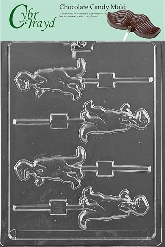 Cybrtrayd A041 Tyrannosaurus Rex Lolly Animal Chocolate Candy Mold