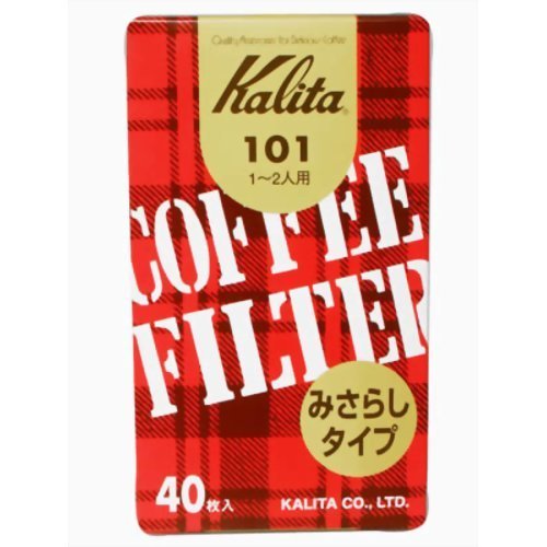 Brown Entered 40 Pieces of Kalita Coffee Filter 101 Filter Paper (Japan Import)