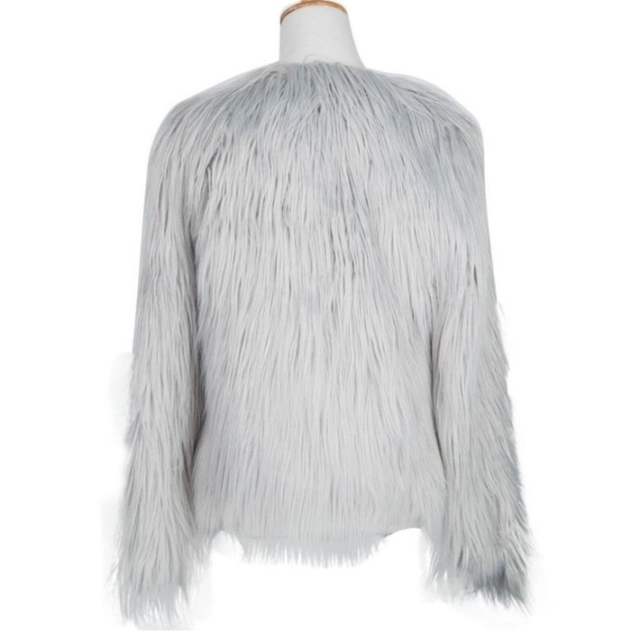Outerwear,Morecome Womens Warm Faux Fur Fox Coat Jacket Parka Coat N16