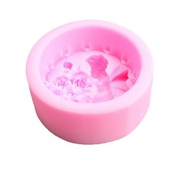Y&XL&H 3D Angle and Rose Patterned Silicone Mold, Random Color N2