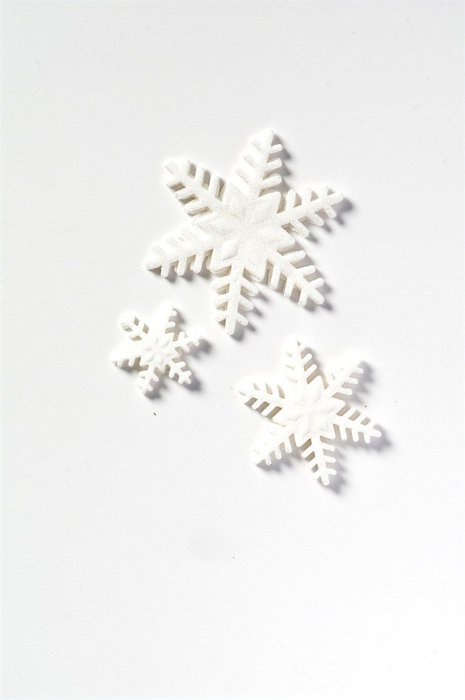 Christmas Snowflake Cake Decorations