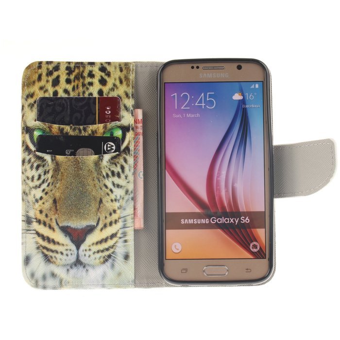 S6 Edge Plus Case, DRUnKQUEEn&reg; PU Leather Credit Card Holder Case Stand Feature Wallet Type Flip Folio Cover -... N2