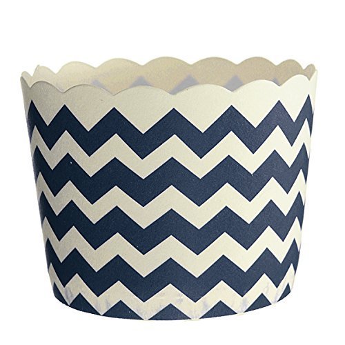 New 50pcs Muffin Cupcake Baking Cup Paper Liner Craft Party Wedding Birthday (Blue) N5