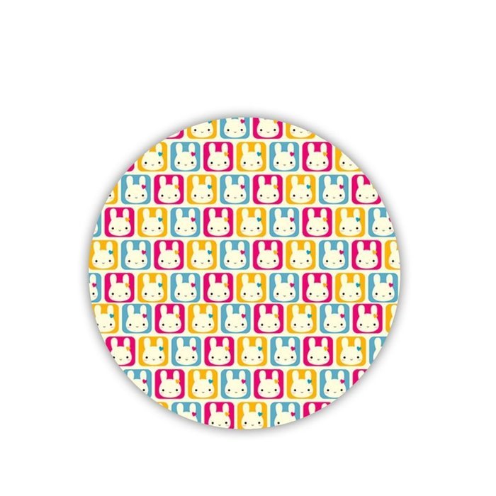 Generic Cup Coaster Printed Bunny Mdf Hipster N6