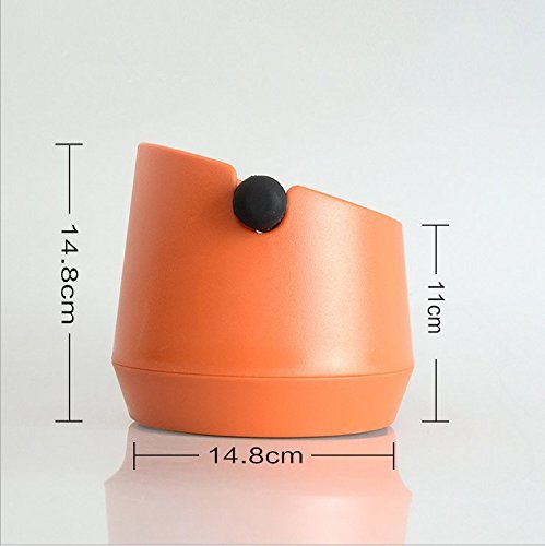 SMKF Espresso Knock Box, Coffee Grounds Knockbox (Orange) N4