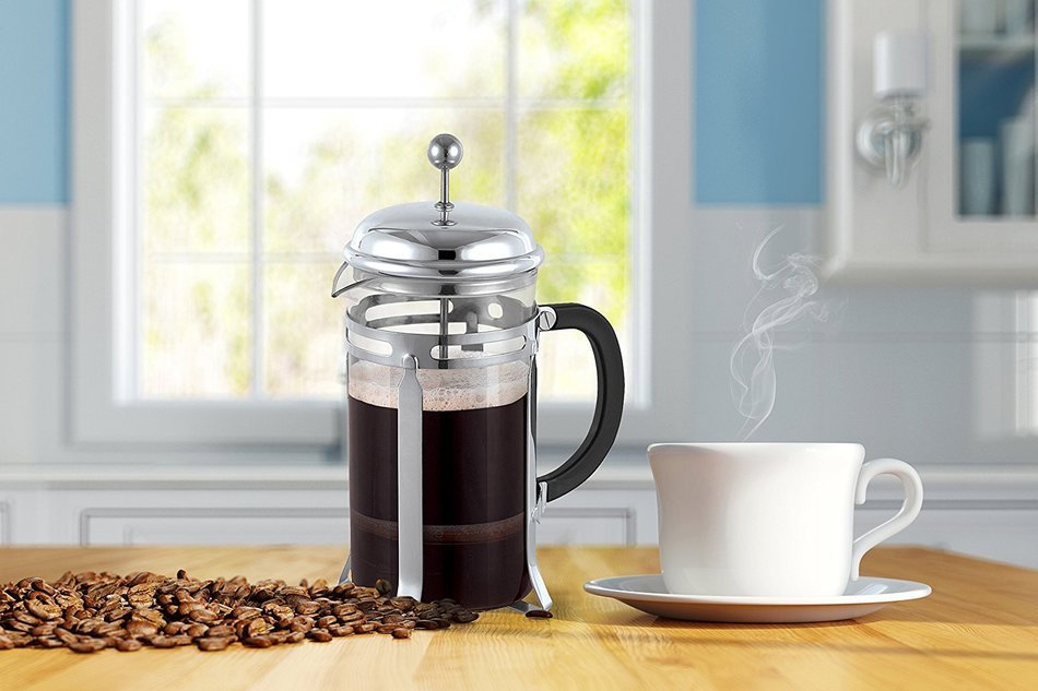 French Press Espresso Coffee & Tea Maker – 8 Cup 34oz – Fda Approved 