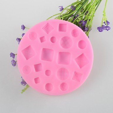 Y&XL&H Button Gem Shaped Fondant Cake Chocolate Silicone Mold Mould,Decoration Tools Bakeware N4