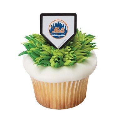 MLB Cupcake Topper Rings - New York Mets