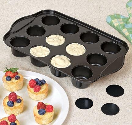 Mini Cheesecake Unique Baking Pan 13" L X 8" X 1-3/4" H.