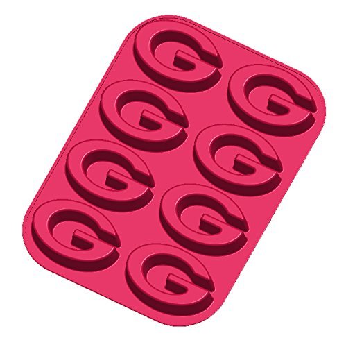 NCAA Georgia Bulldogs Muffin/Cupcake Pan, One Size, Red