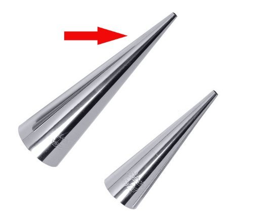 Ateco Lady Lock Stick Stainless Steel 6-3/8" L x 1 7/8" Dia. Tapered To 3/16"