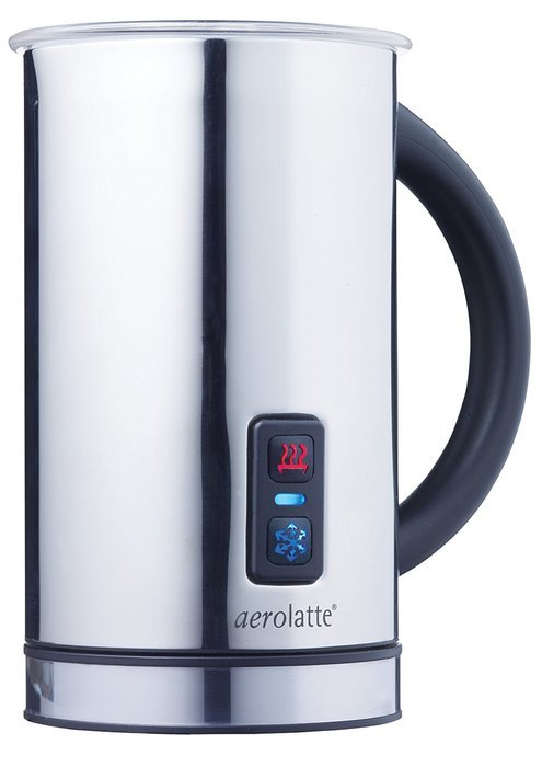 aerolatte Grande Automatic Hot or Cold Milk Frother and Cappuccino Foam Maker, Stainless Steel, 16-Ounce