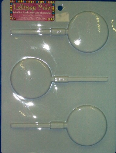 LorAnn Oils Round 2.5" Hard Candy Lollipop Sheet Mold