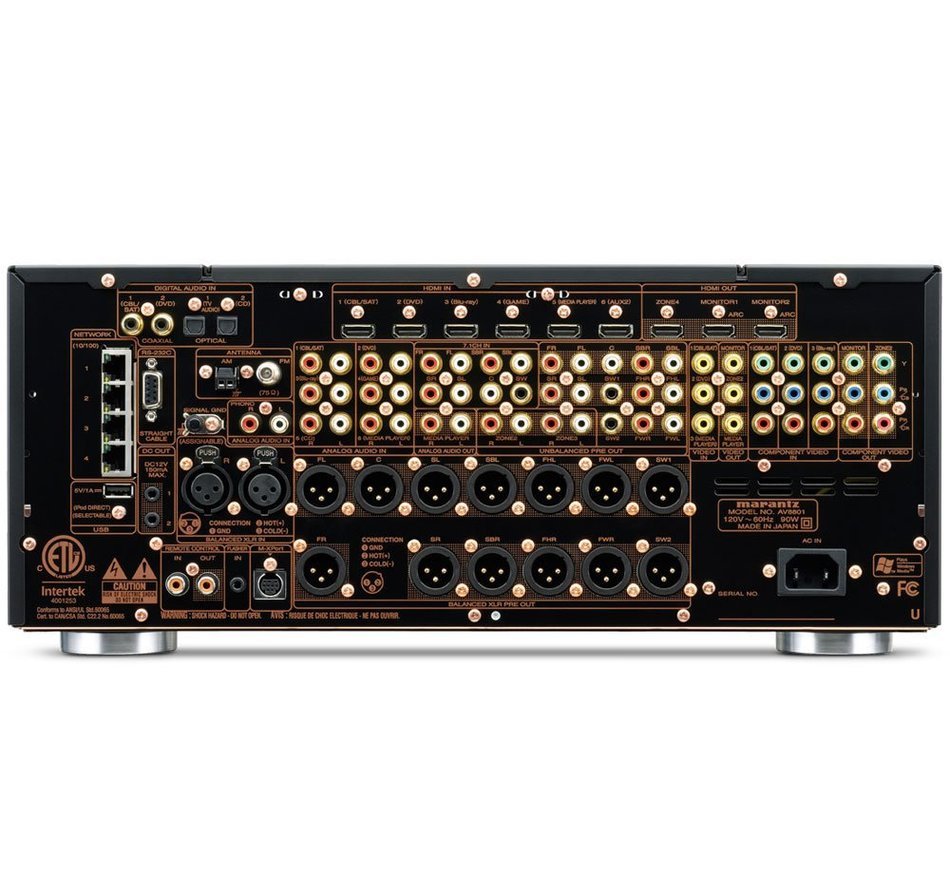 Marantz AV8801 11.2 Channel Home Theater Pre-Amplifier/Processor (Discontinued by Manufacturer) N4