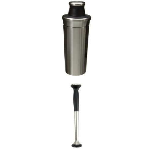 OXO SteeL Cocktail Shaker and Muddler