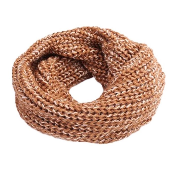 Morecome Autumn Winter Boys Girls Scarf O Ring Neck Keep Warm Scarves (Pink) N6