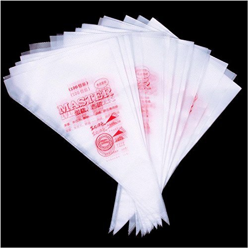 Crazydeal Hot 100Pcs Disposable Icing Piping Cake Pastry Tip Cupcake Decorating Bags Tool N5
