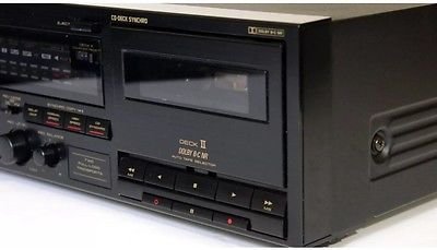 Pioneer CT-W530R Synchro Recording Stereo Dual Double Cassette Tape Deck With Dolby NR - Complete with AV cables... N2