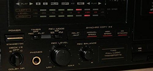 Pioneer CT-W530R Synchro Recording Stereo Dual Double Cassette Tape Deck With Dolby NR - Complete with AV cables... N3