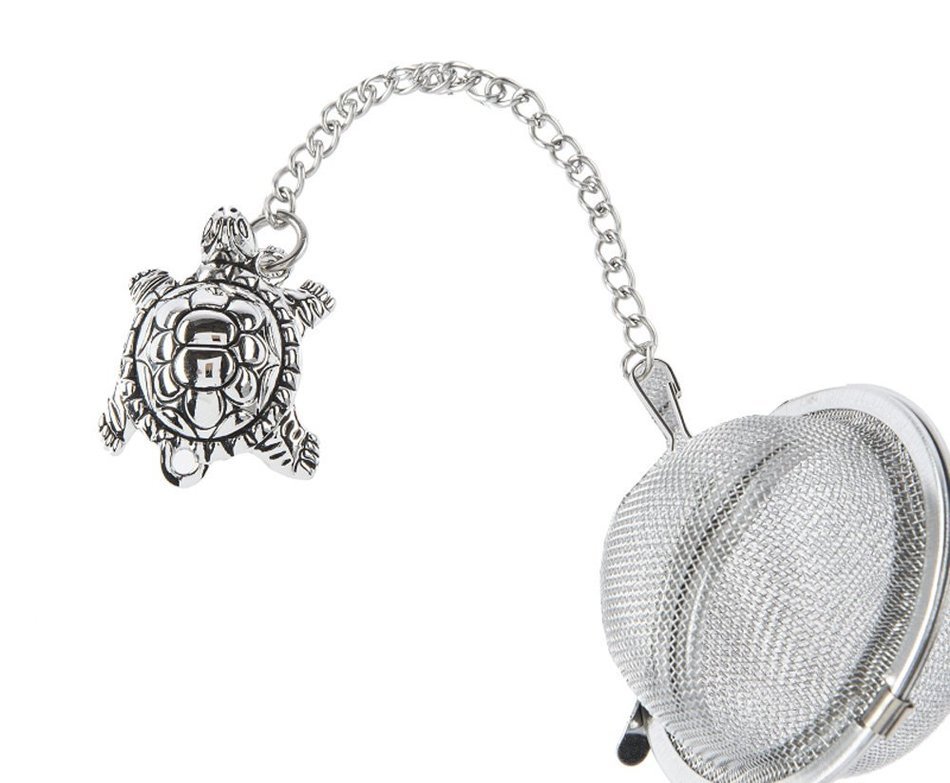 Turtle Charm Tea Infuser Ball - By Ganz