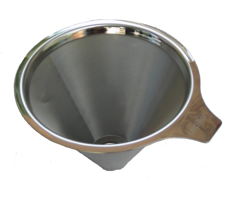 Lepilion Stainless Steel Reusable Coffee Filter and Brewer with Coffee Stand (2 cup) | Paperless Pour Over Coffee... N4