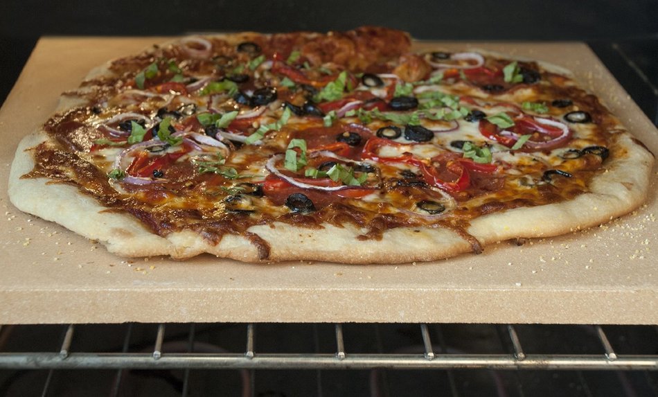 Pizzacraft 15" Square Cordierite Baking/Pizza Stone - For Oven or Grill - PC9897 N2
