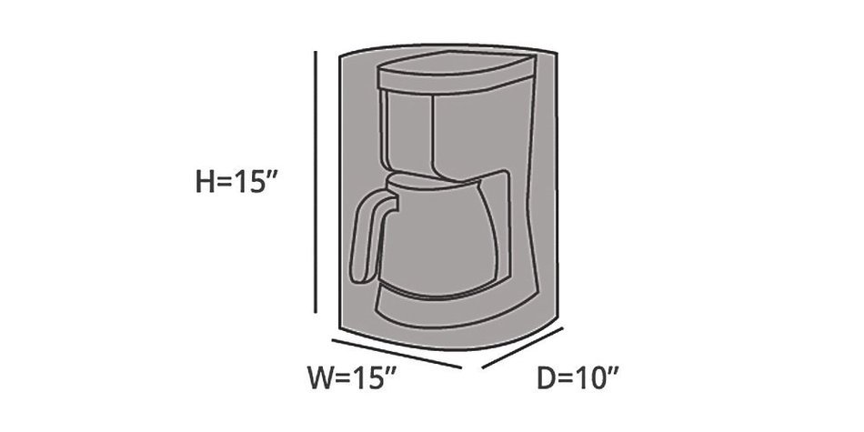 CoverMates &ndash; Keurig Coffee Maker Cover &ndash; 14W x 9D x 14H &ndash; Diamond Collection &ndash; 2 YR Warranty &ndash; Year Around Protection N15