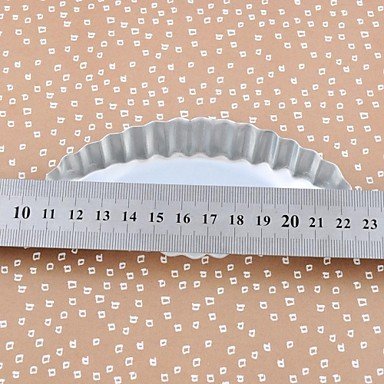 Sher Aluminum Alloy Large Chrysanthemum Ship Cake Mould 5/lot,12x5.5x1.8cm N4