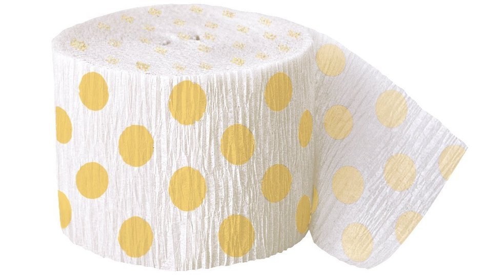 Polka Dot Cupcake Kit for 24, Yellow N4