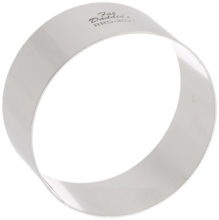 Fat Daddio's Stainless Steel Round Cake and Pastry Ring, 6 Inch x 2 Inch N13