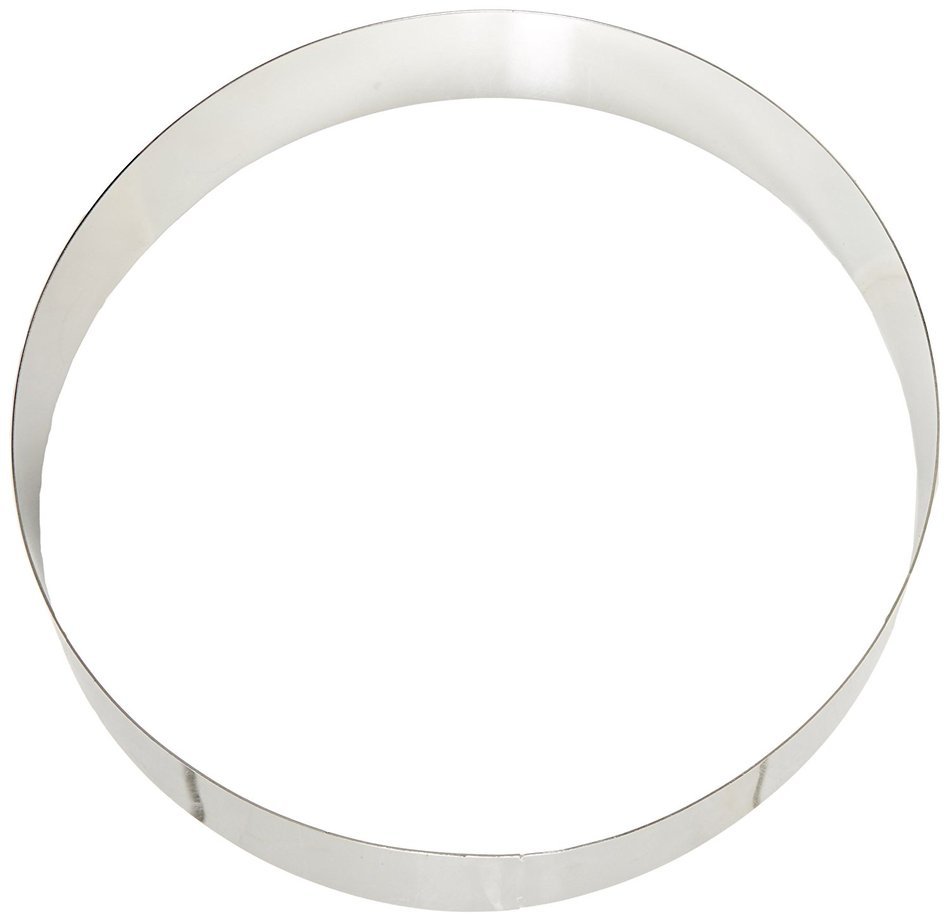 Fat Daddio's Stainless Steel Round Cake and Pastry Ring, 6 Inch x 2 Inch N15