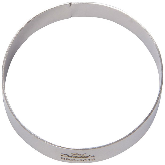 Fat Daddio's Stainless Steel Round Cake and Pastry Ring, 6 Inch x 2 Inch N16