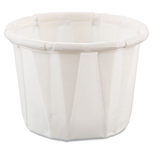 Treated Paper Souffle Portion Cups 1/2oz White 250/Bag