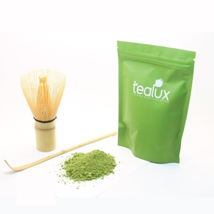 Premium Izu Matcha Tea Organic Japan w/ Bamboo Whisk & Scoop Set (1.75oz / 50g)