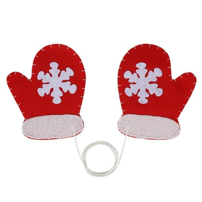 A pair of Christmas Tree Gloves,Morecome Ornament Hanging Pendant Embellishment N2