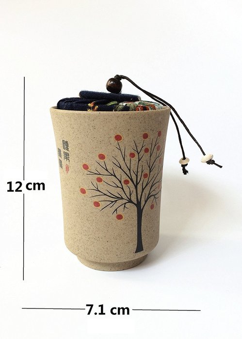 Mini Chinese Ceramic Tea Canister Set Tea Tins Containers Tea Pot / Tea Caddy (CR-1) N11