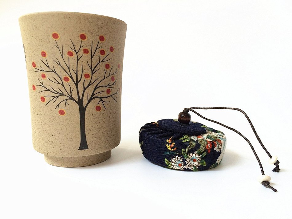 Mini Chinese Ceramic Tea Canister Set Tea Tins Containers Tea Pot / Tea Caddy (CR-1) N12