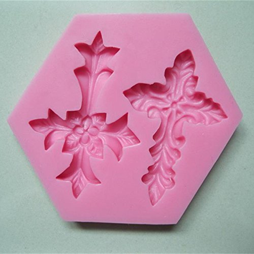 Genenic Silicone Fondant Sugarcraft Mold Cake Decorating Mould Cross Shape N3