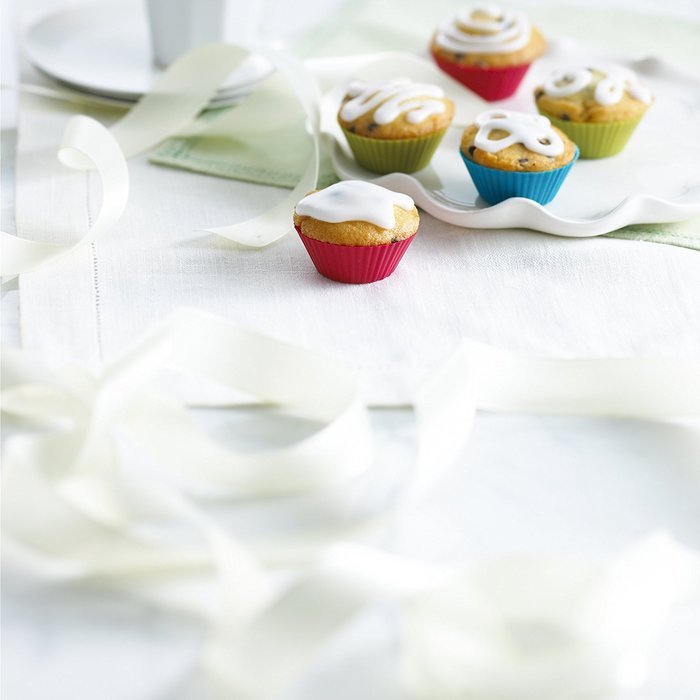 Trudeau Silicone Muffin Cups, X-Large 6 ounce , Set of 4 N8