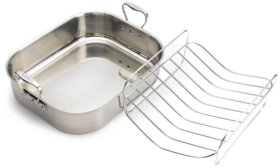 Chef's Design 16.75 Inch Stainless Steel French Roaster
