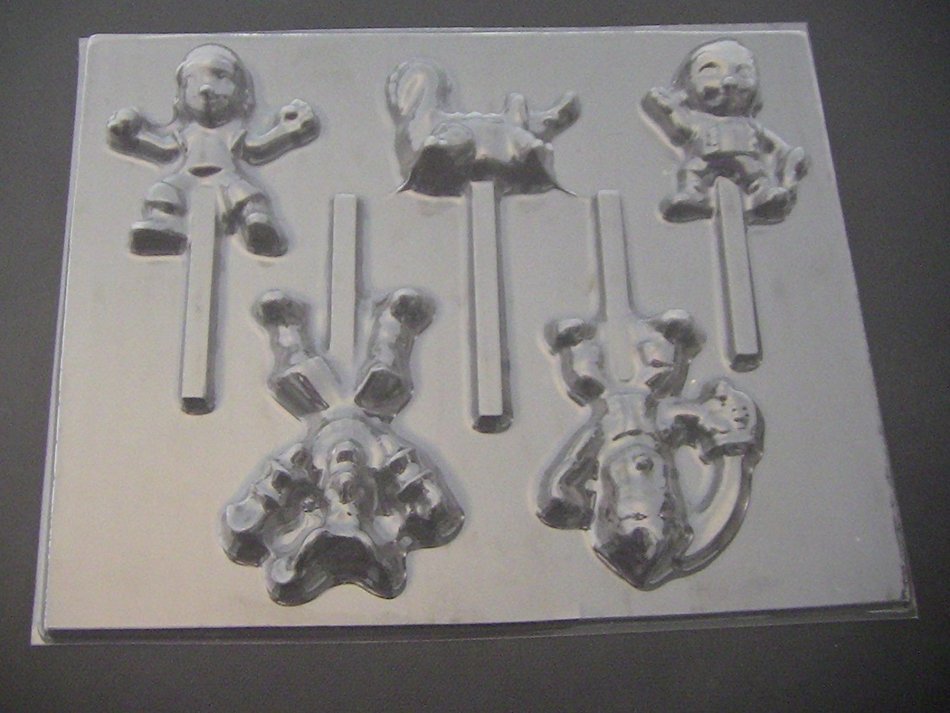 Jake Neverland Pirates Chocolate Candy Lollipop Mold
