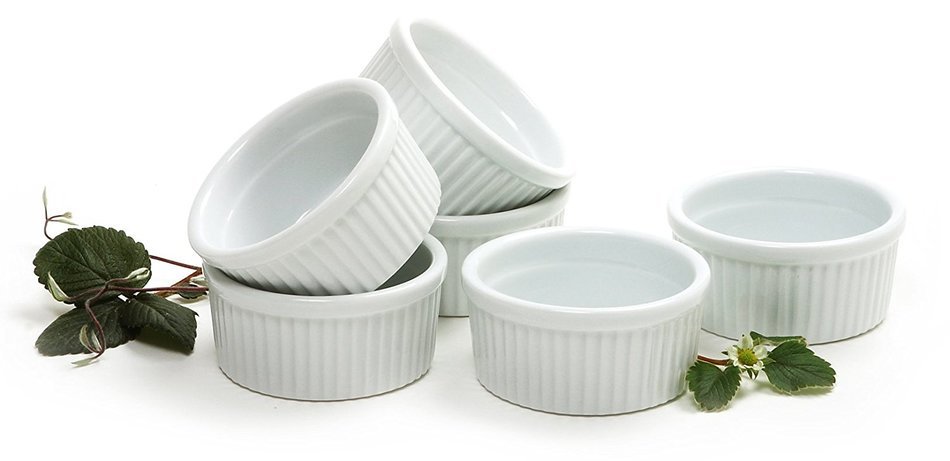 Norpro 4oz/120ml Porcelain Ramekins, Set of 6