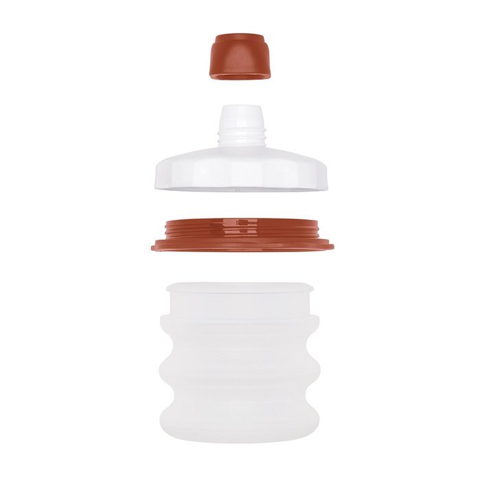 OXO Good Grips Baker's 8-Piece Silicone Decorating Bottle Kit, Clear/Red N8